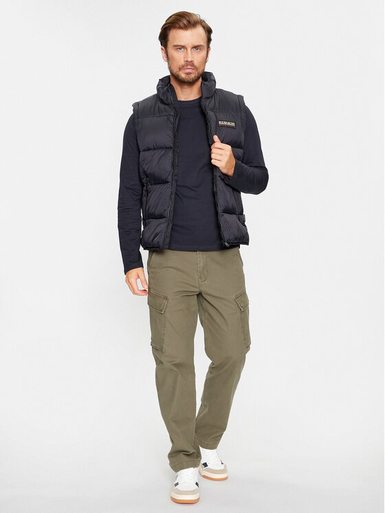 Napapijri Napapijri Тениска с дълъг ръкав Salis NP0A4HN7 Черен Regular Fit