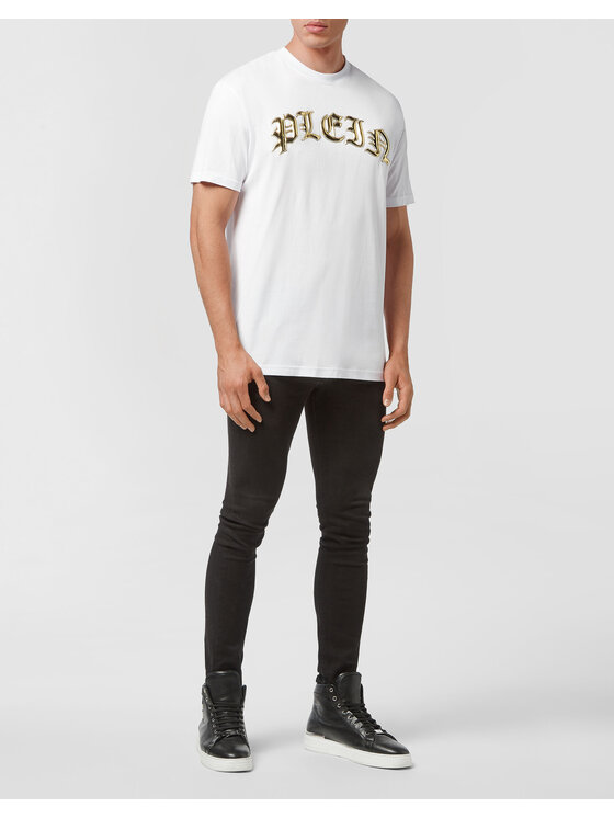 PHILIPP PLEIN PHILIPP PLEIN T-Shirt 301 Biały Regular Fit