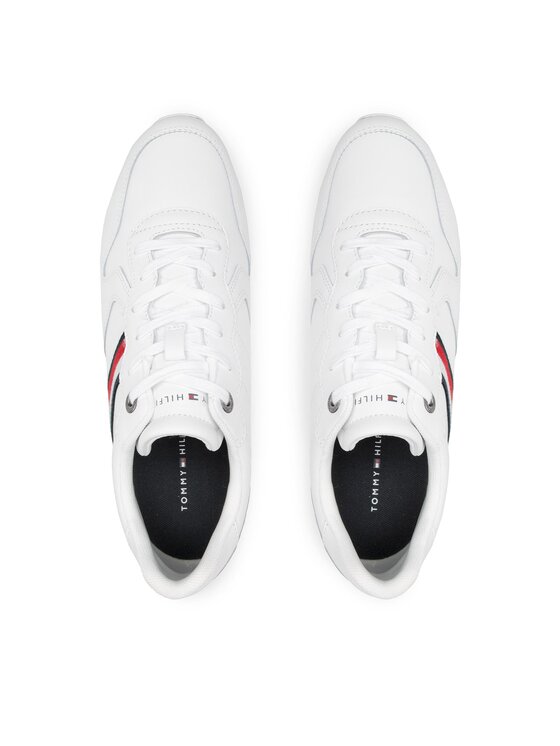 Tommy Hilfiger Tommy Hilfiger Sneakers Iconic Runner Leather FM0FM04281 Weiß
