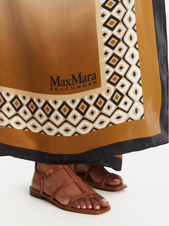 Max Mara Beachwear Max Mara Beachwear Naglavna ruta Ottico 2516541019 Rjava