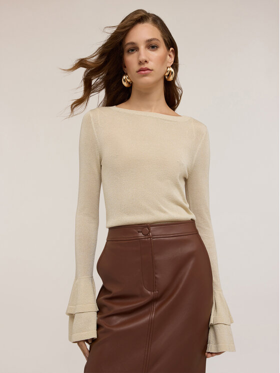 Motivi Motivi Maglione M370W003453N0S1 Crema Regular Fit