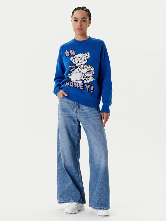 HUGO HUGO Pullover Seted 50543019 Blau Regular Fit