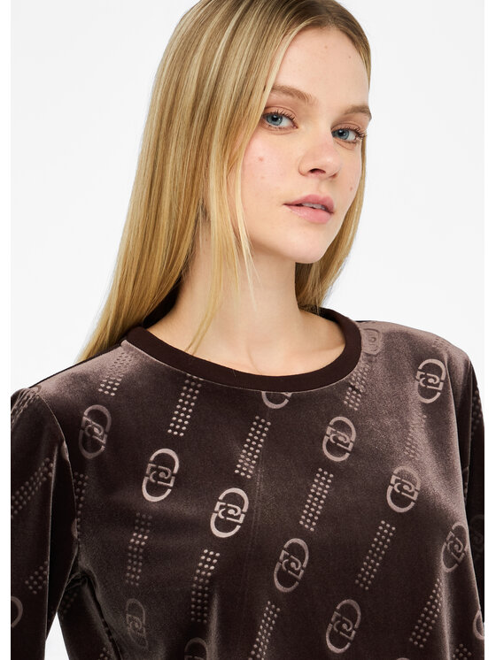 Liu Jo Liu Jo Felpa TF5109J4955M9768 Marrone Regular Fit