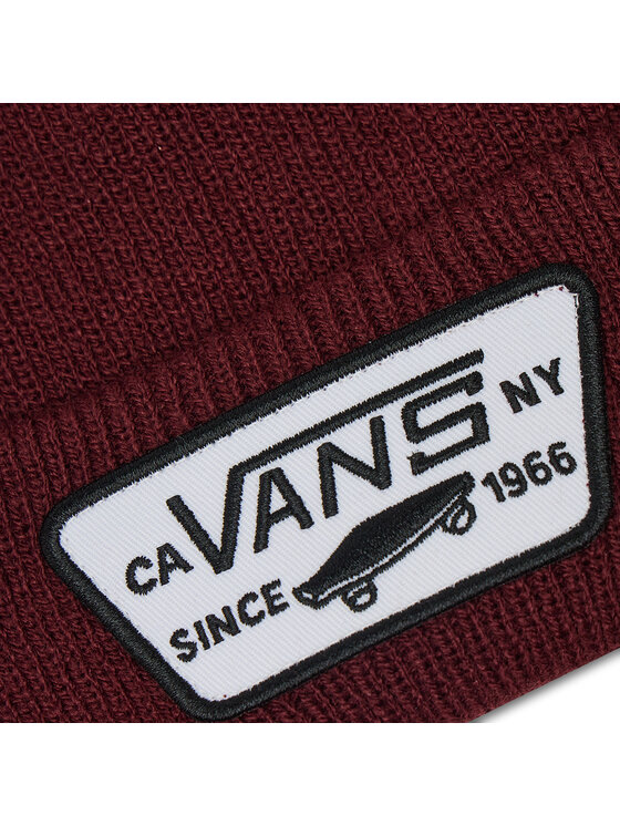 Vans Vans Czapka Milford Beanie V00UOU4QU Bordowy