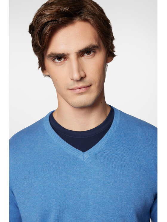 Próchnik Próchnik Sweter PM7 SW073224000005 Niebieski Regular Fit