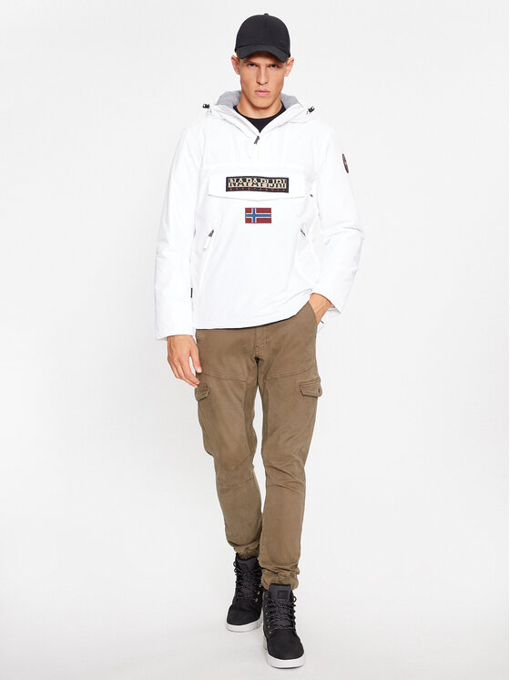 Napapijri Napapijri Анорак NP0A4GMD Бял Regular Fit
