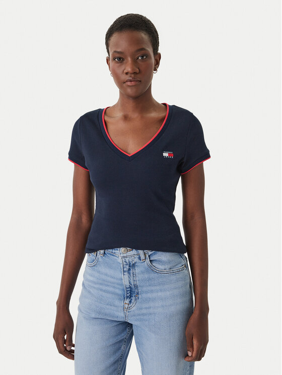 Tommy Jeans Tommy Jeans T-särk DW0DW22275 Sinine Regular Fit
