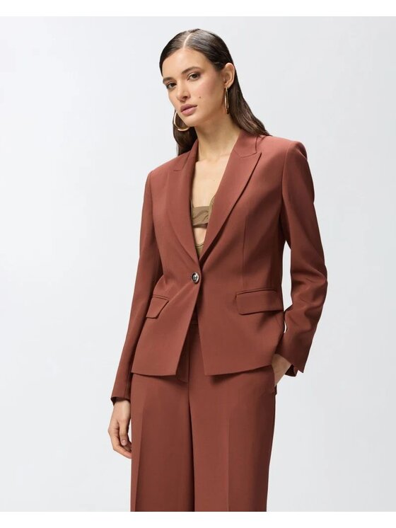 PINKO PINKO Giacca a vento 85448 Marrone Regular Fit