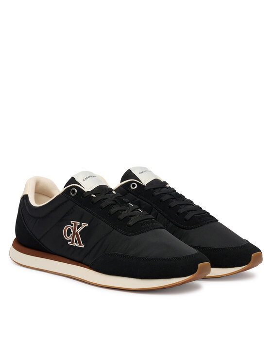 Calvin Klein Jeans Calvin Klein Jeans Sneakersy Retro Runner Ess Mix Mat YM0YM01361 Černá