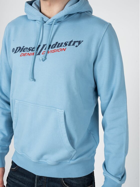 Diesel Diesel Μπλούζα A03744-0AJIH-8DH Γαλάζιο Regular Fit
