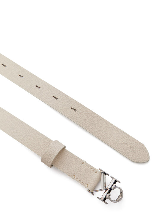 Calvin Klein Calvin Klein Дамски колан Facet Ck Buckle Pebble LV04F7060G Кремав