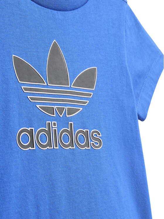 adidas adidas T-krekla un šortu komplekts Big Logo Execution KA2652 Zils Regular Fit