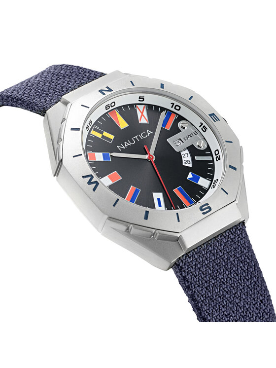 Nautica Nautica Zegarek Loves The Sea NAPLSS001 Granatowy