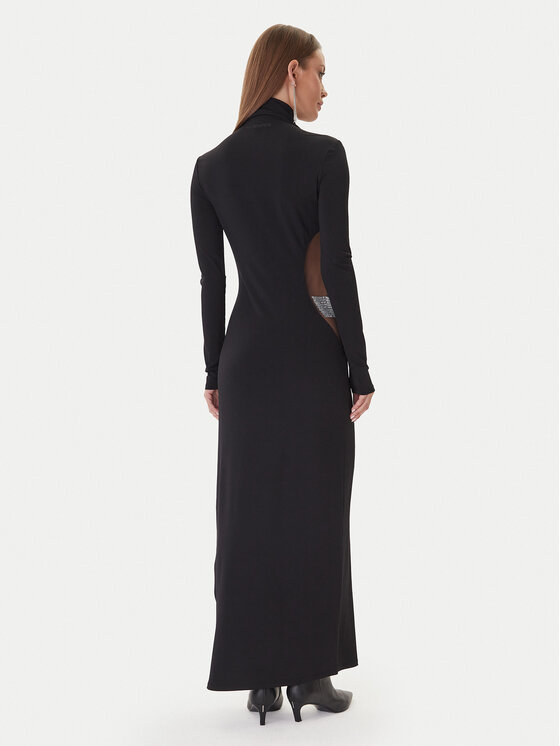 Patrizia Pepe Patrizia Pepe Vakarinė suknelė 2A2968 J338 Juoda Regular Fit