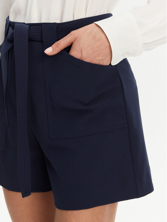 Guess Guess Szövet rövidnadrág W5GD0I WH9Y2 Sötétkék Loose Fit