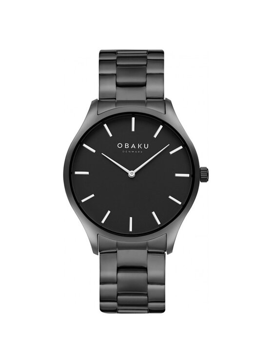Obaku Obaku Ρολόι V260LXBBSB Μαύρο