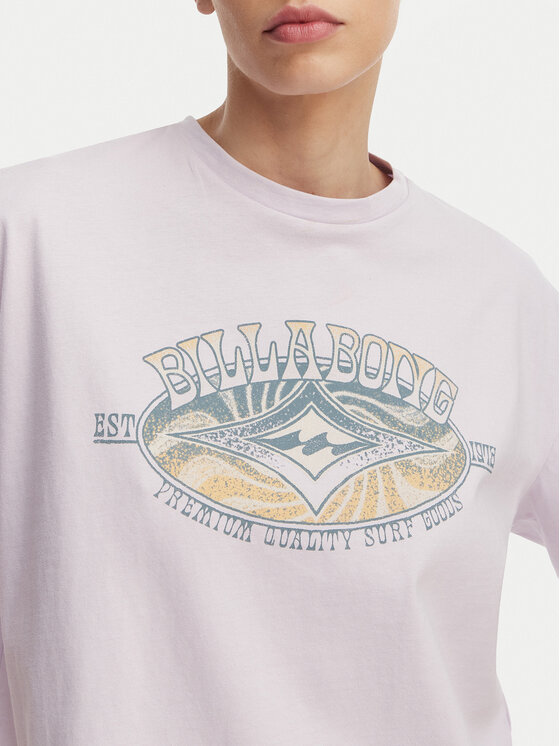 Billabong Billabong T-Shirt Quality Surf EBJZT00504 Μωβ Loose Fit