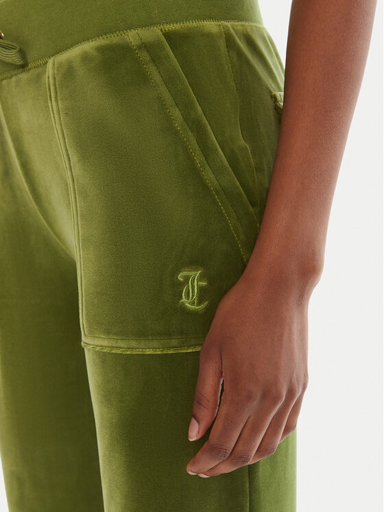 Juicy Couture Juicy Couture Jogginghose Layla JCSEBJ001G Grün Regular Fit