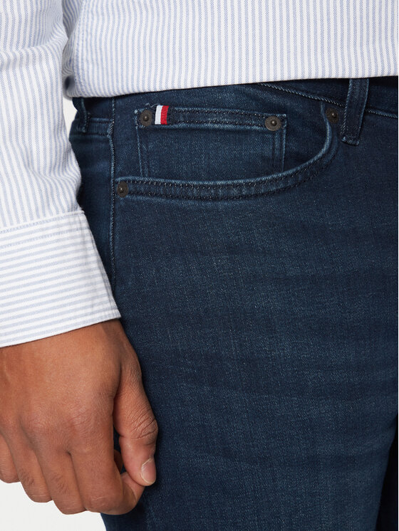 Tommy Hilfiger Tommy Hilfiger Jeansy Bleecker MW0MW39042 Modrá Slim Fit