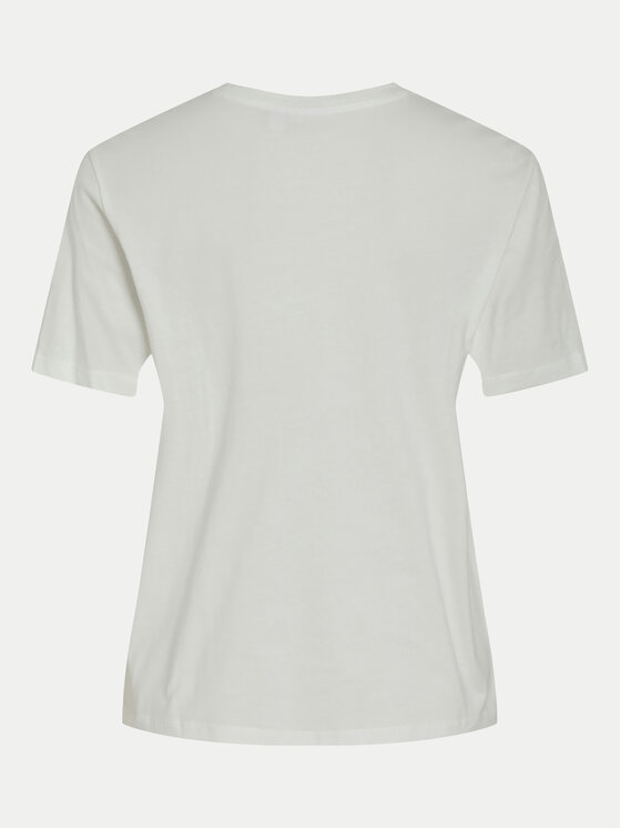 Vila Vila T-Shirt Sybil 14097370 Weiß Regular Fit