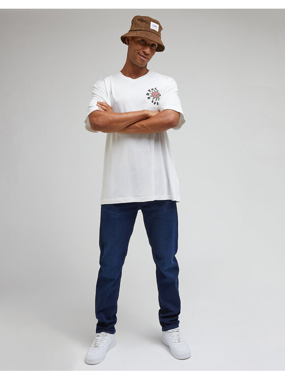 Wrangler Wrangler Jeansy DAREN ZIP FLY Niebieski Slim Fit