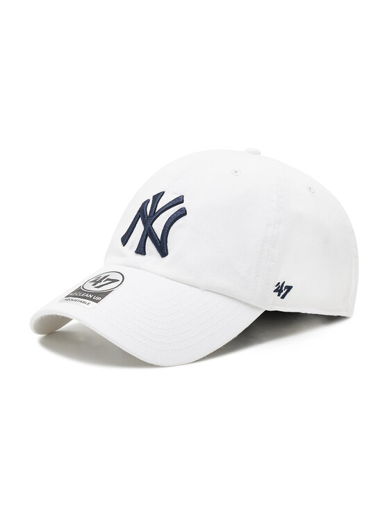 47 Brand 47 Brand Бейсболка New York Yankees 47 Clean Up B-RGW17GWS-WHA Білий