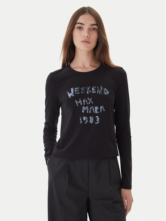 Weekend Max Mara Weekend Max Mara Blūze Renoir 2525946032 Melns Regular Fit