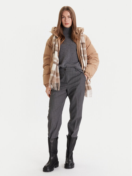 United Colors Of Benetton United Colors Of Benetton Пухено яке 22T6DN086 Бежов Regular Fit