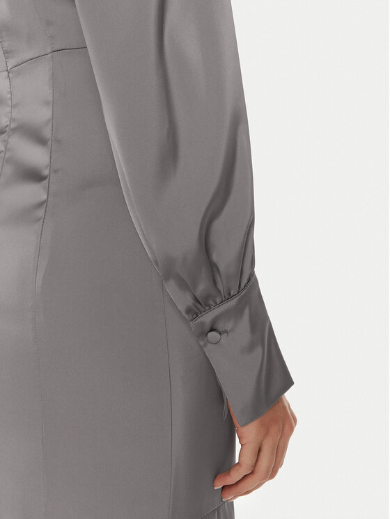 Artigli Artigli Sukienka wieczorowa ACAB000521 Szary Regular Fit