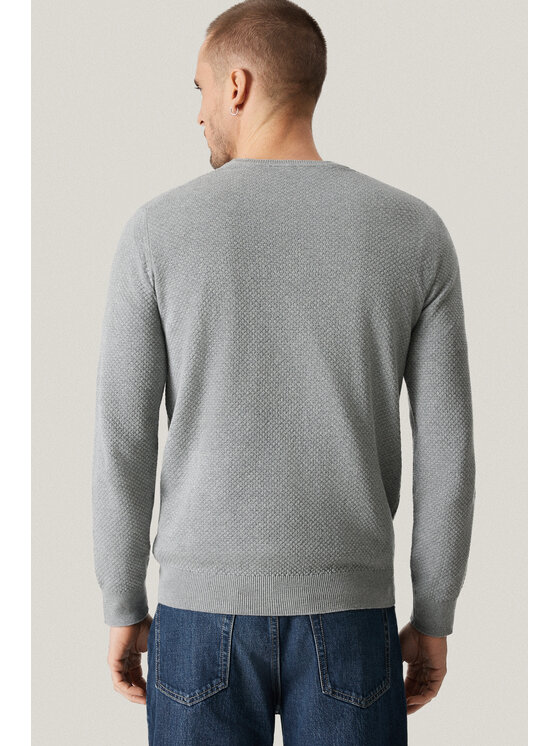 Próchnik Próchnik Sweter PM17 SW073225000117 Szary Regular Fit