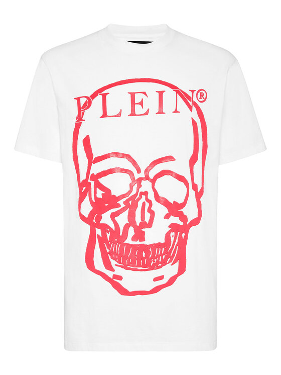 PHILIPP PLEIN PHILIPP PLEIN T-Shirt 3835 Bílá Regular Fit
