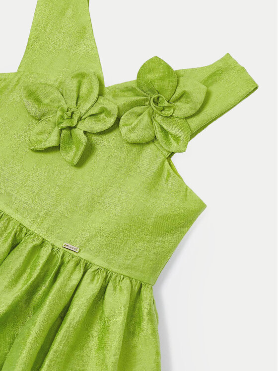 Mayoral Mayoral Vestito elegante 3916 Verde Regular Fit