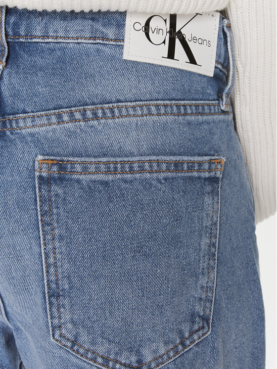 Calvin Klein Jeans Calvin Klein Jeans Traperice J20J221222 Plava Straight Fit