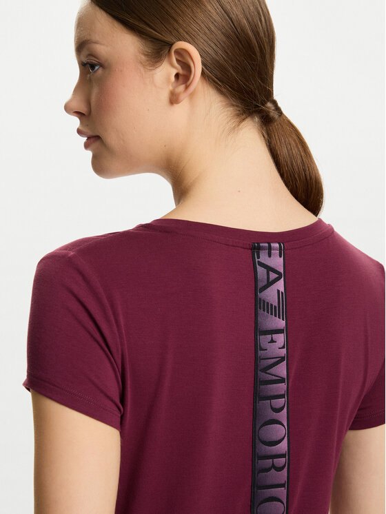 EA7 Emporio Armani EA7 Emporio Armani T-Shirt 7W000673 AF12945 M5064 Bordó Slim Fit