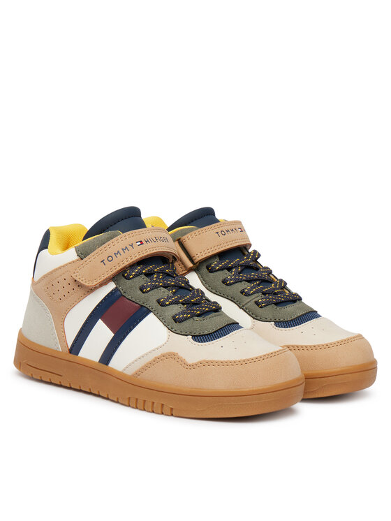 Tommy Hilfiger Tommy Hilfiger Sneakersy High Top Lace-Up/Velcro Sneaker T1X9-35229-1269 S Farebná