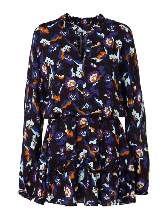 LAURELLA LAURELLA Každodenní šaty 4SS225 Černá Regular Fit