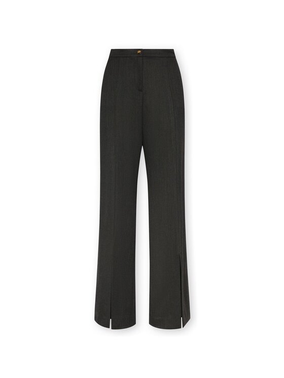 Elena Mirò Elena Mirò Spodnie materiałowe P041P000561N023 Szary Flare Fit