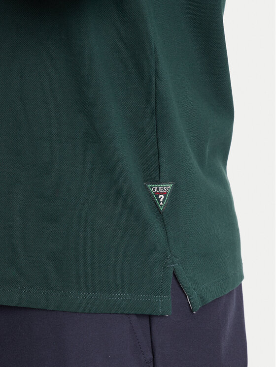Guess Guess Poloshirt M5YP34 KCJV1 Grün Regular Fit