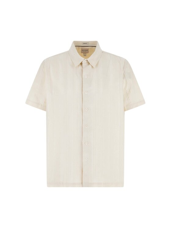 Guess Guess Košile 181296 Béžová Classic Fit