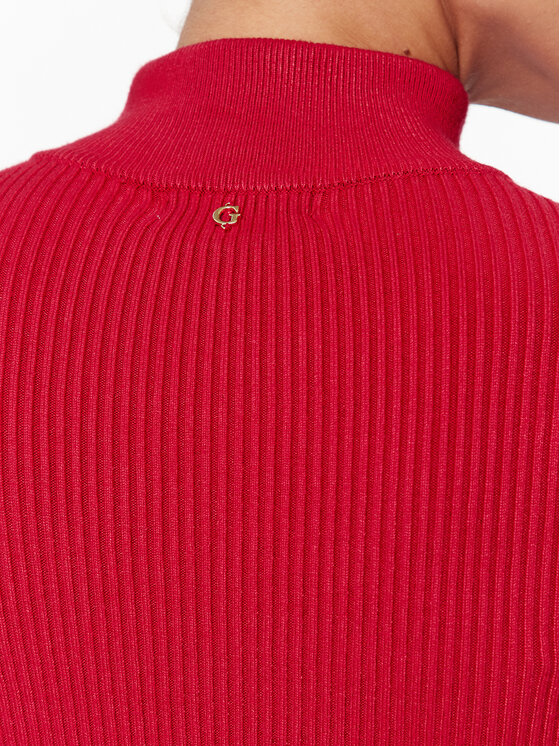 Guess Guess Trikotažinė suknelė W3BK0W Z2YJ2 Raudona Slim Fit