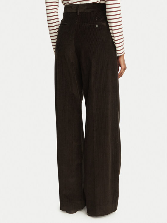 Weekend Max Mara Weekend Max Mara Spodnie materiałowe Tania 2625136012 Brązowy Regular Fit