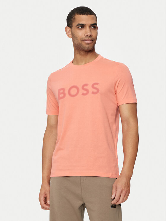 Boss T-krekls Tee 1 50512866 Sarkans Regular Fit