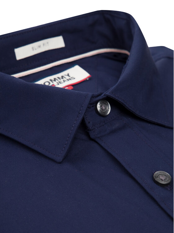 Tommy Jeans Tommy Jeans Srajca DM0DM04405 Mornarsko modra Slim Fit