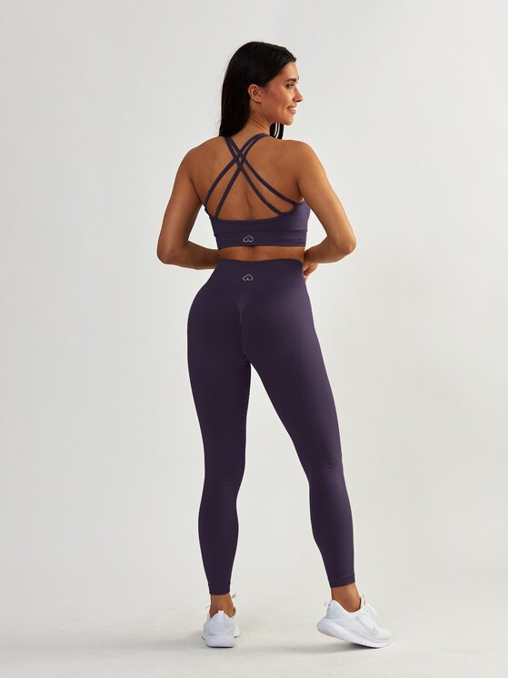 BeShaped BeShaped Biustonosz sportowy Gym Queen Fioletowy