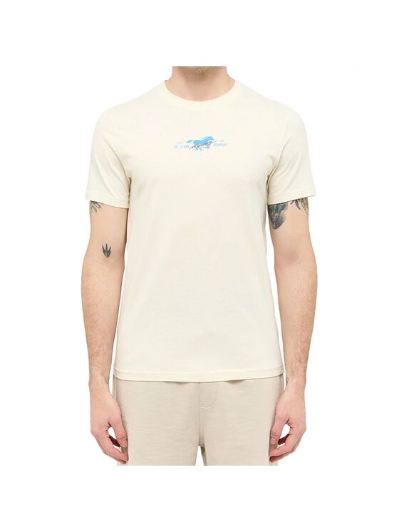 Mustang Mustang T-shirt AUSTIN Beige Regular Fit