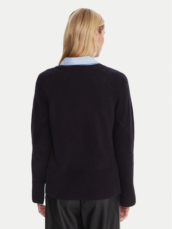 Marella Marella Džemper Alaska 2525366102 Tamnoplava Regular Fit