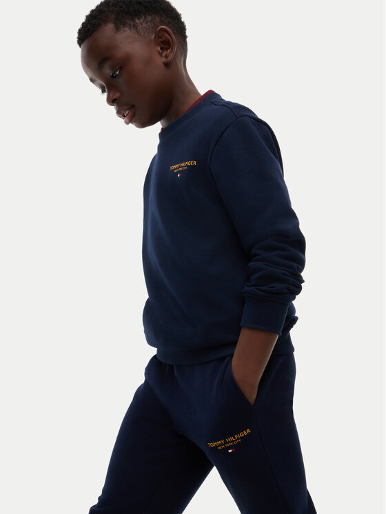 Tommy Hilfiger Tommy Hilfiger Sportinės kelnės Essential KB0KB10772 Tamsiai mėlyna Regular Fit