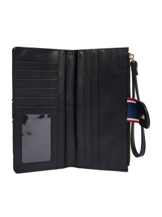 Beverly Hills Polo Club Beverly Hills Polo Club Портфейл CEO-BHPC-W1-006-AW25 Черен