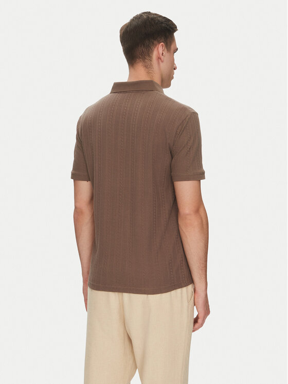 Selected Homme Selected Homme Polo 16094575 Bež Regular Fit