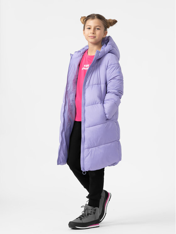 4F 4F Зимно яке 4FJAW23TDJAF268 Виолетов Regular Fit